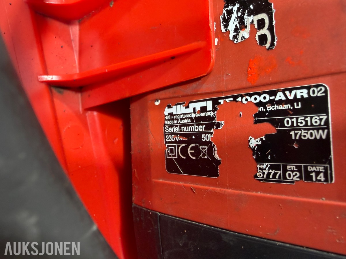 Hilti TE 1000AVR meiselhammer