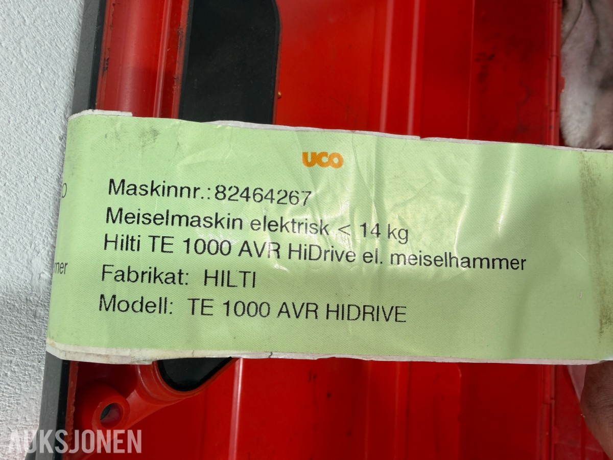 Hilti TE 1000AVR meiselhammer