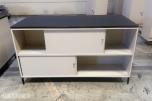 2 stk skjenker / oppbevaringsskap med skyvedører – 160 × 40 × 90 cm