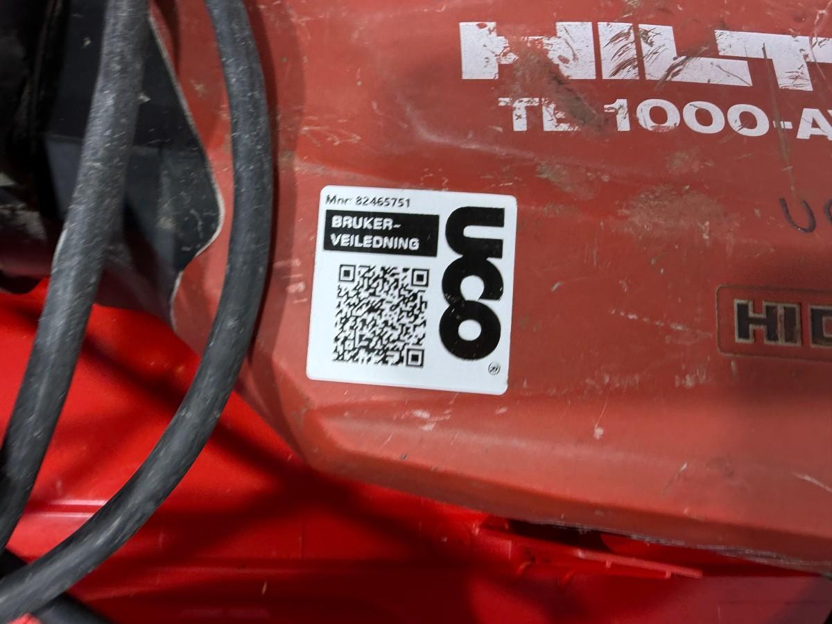 Hilti TE 1000AVR meiselhammer