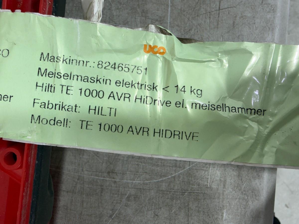 Hilti TE 1000AVR meiselhammer