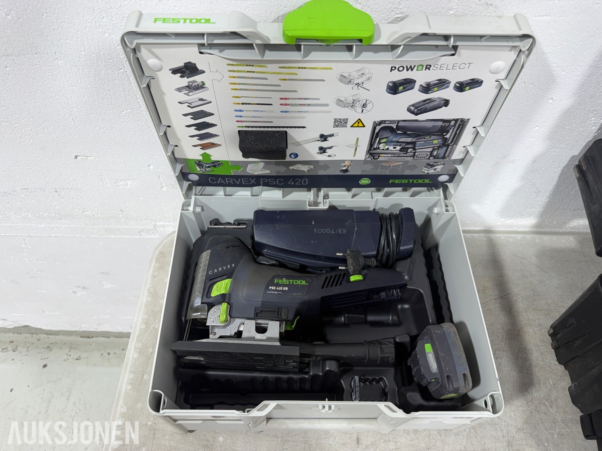 Profesjonelt verktøysett fra Festool, Portable Winch, MAX og Bostitch