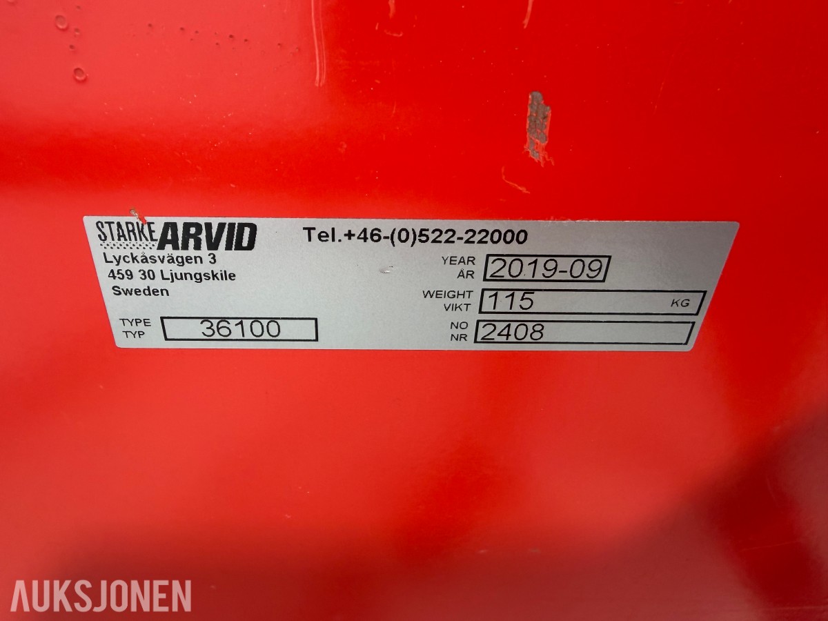 Starke Arvid 36100 – låsbar verktøykasse med hjul, 115 kg