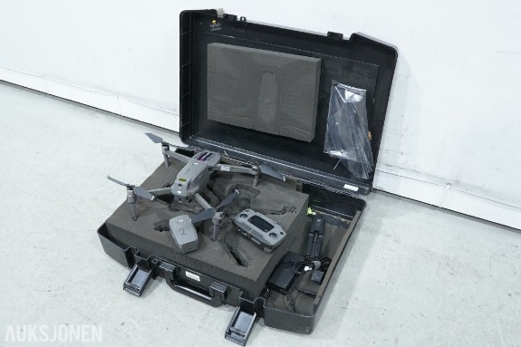 2018 DJI Mavic 2 Pro drone med fjernkontroll, koffert og tilbehør