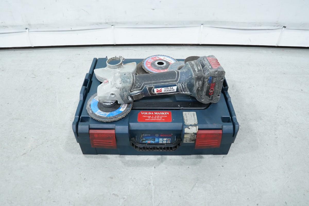 Verktøyparti – Hilti, Bosch Professional og Metabo