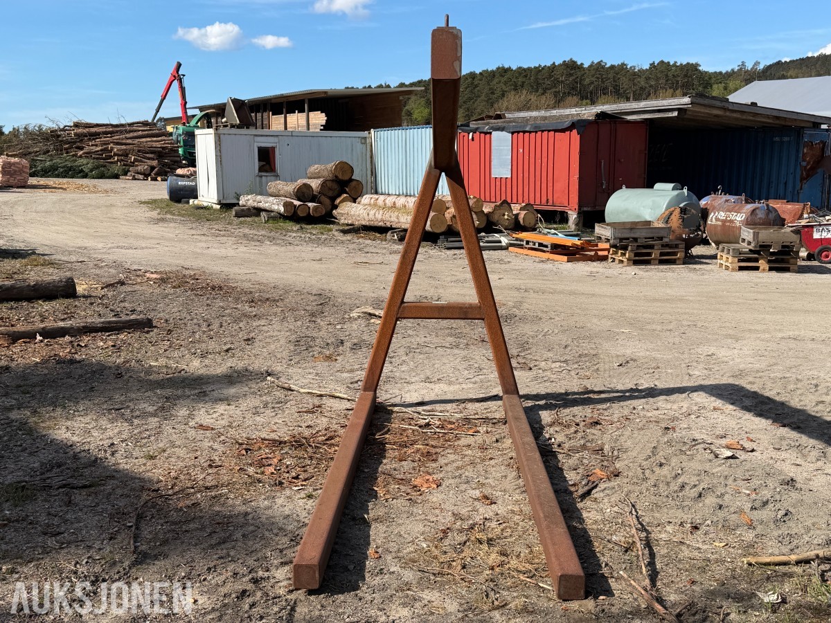 2019 INDUSTRIKRAN LØFTERAMME 5000 KG MED 3 METER GAFLER