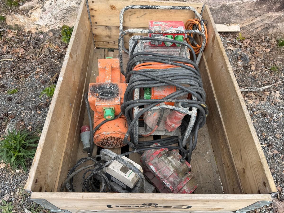 VIBRATORPAKKE FOR BETONG – 400V - UKJENT TILSTAND
