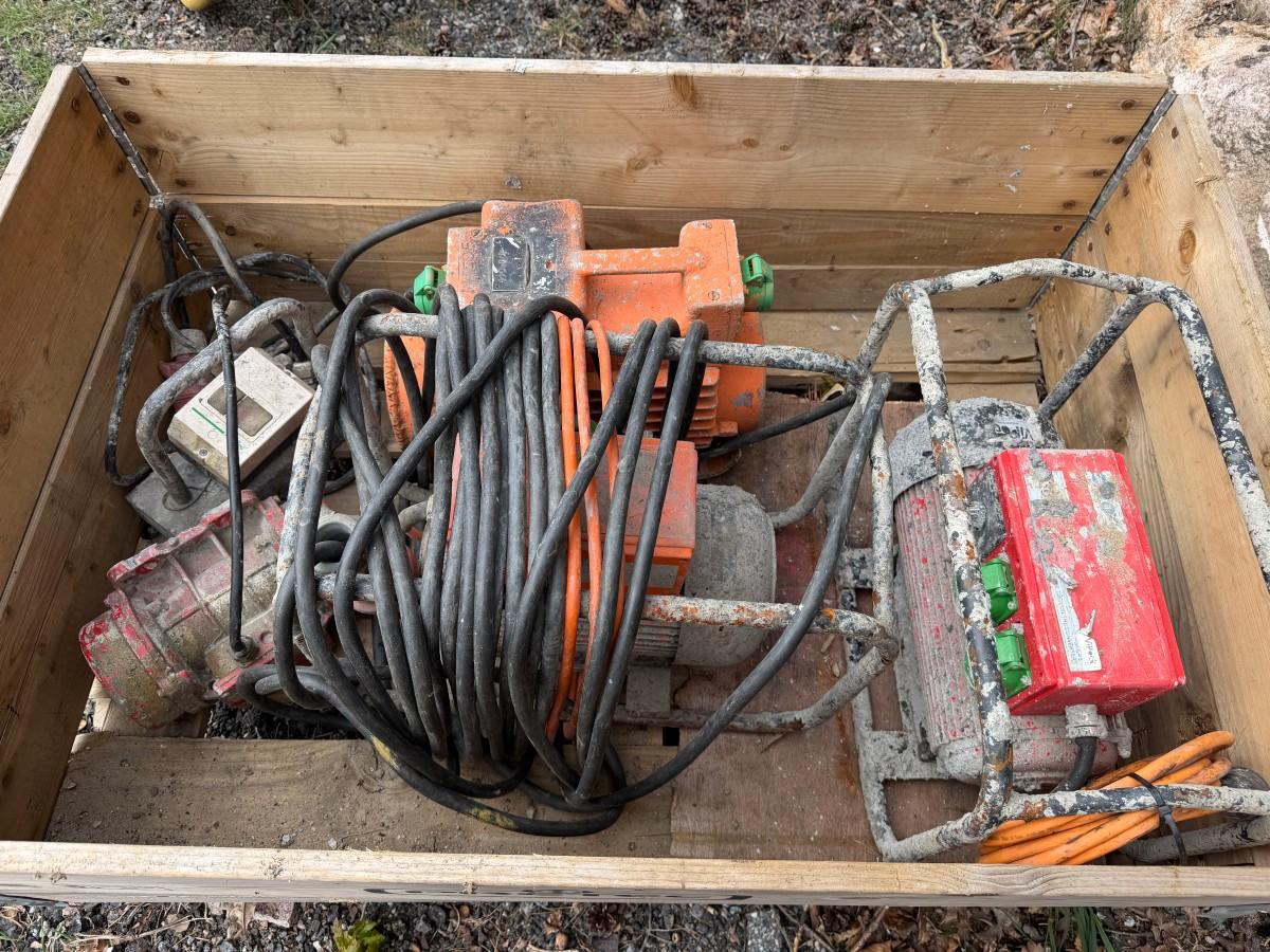 VIBRATORPAKKE FOR BETONG – 400V - UKJENT TILSTAND