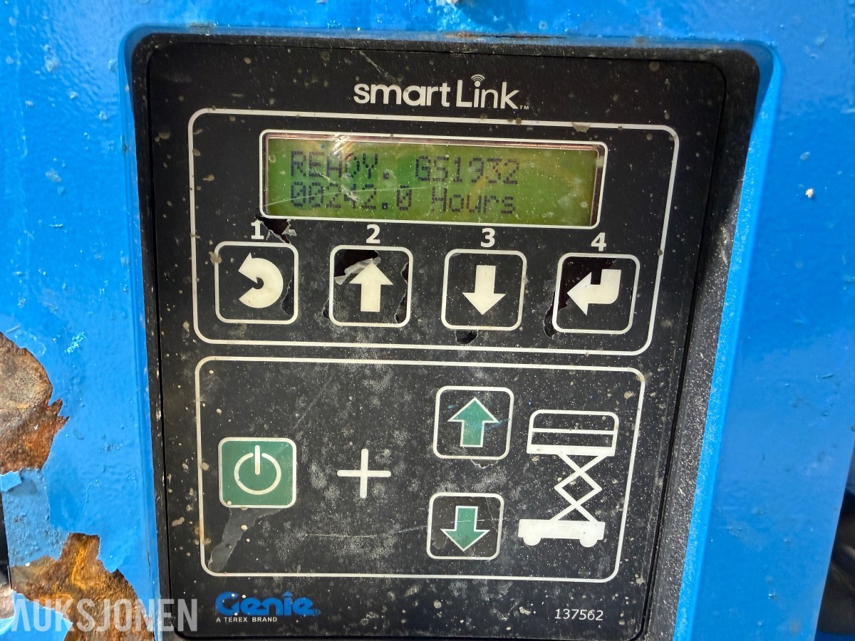 2016 Genie GS-1932 Batteridrevet sakselift – 7,79 m arbeidshøyde