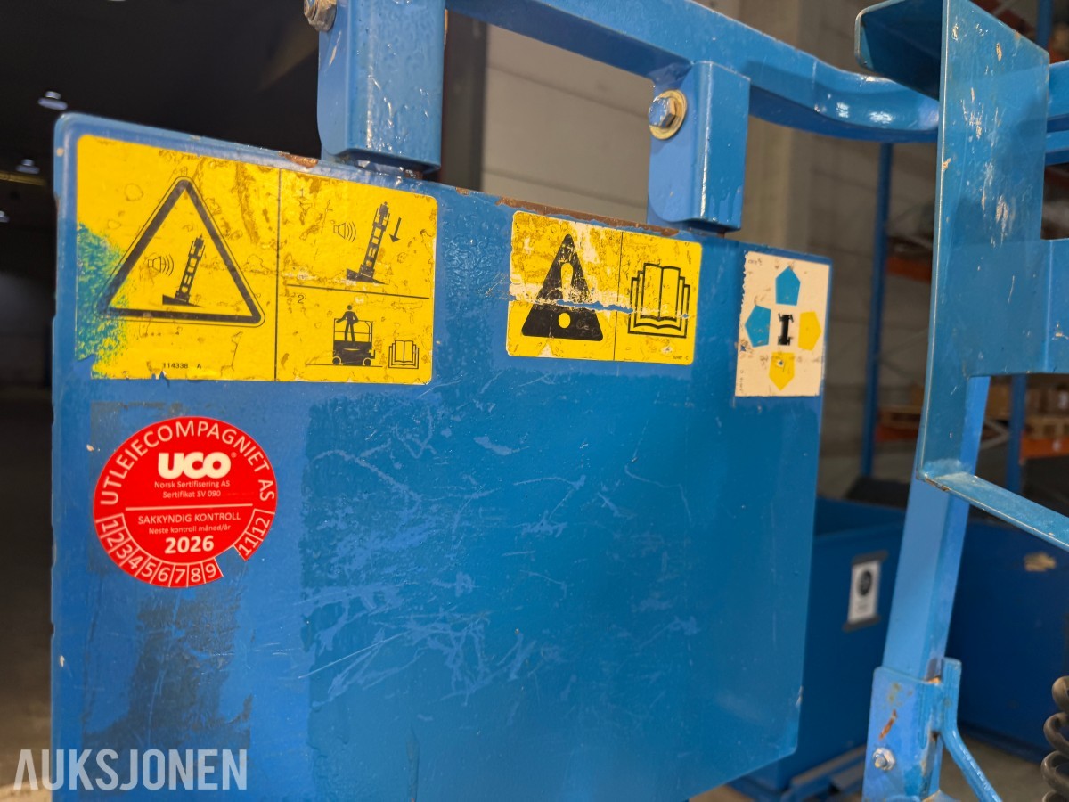 2016 Genie GS-1932 Batteridrevet sakselift – 7,79 m arbeidshøyde
