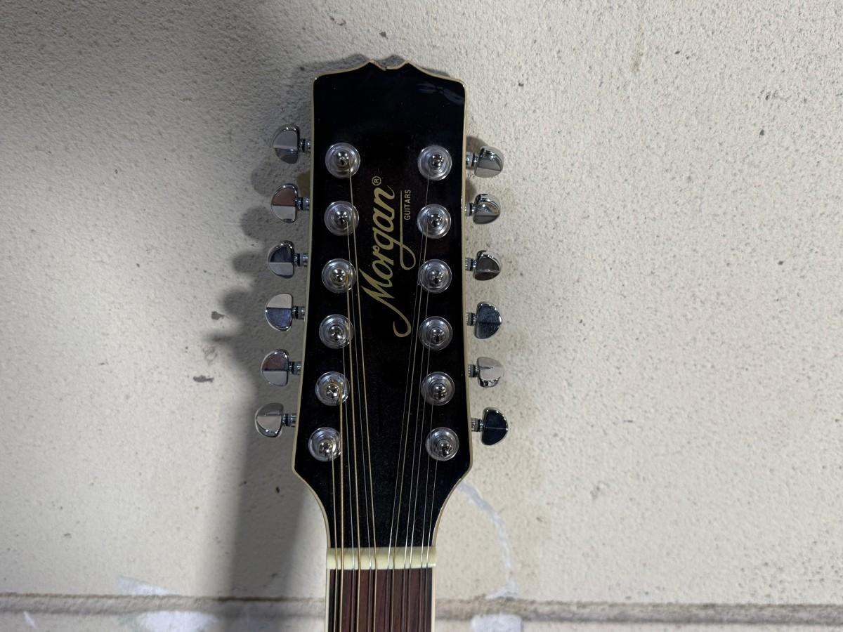 Morgan 12 W116 CE BK 12-strengers elektroakustisk gitar