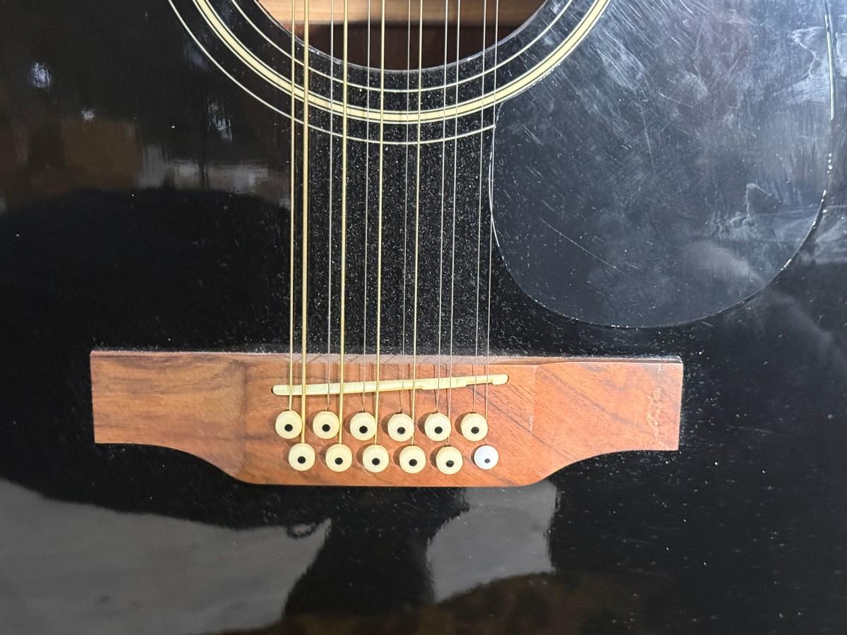 Morgan 12 W116 CE BK 12-strengers elektroakustisk gitar