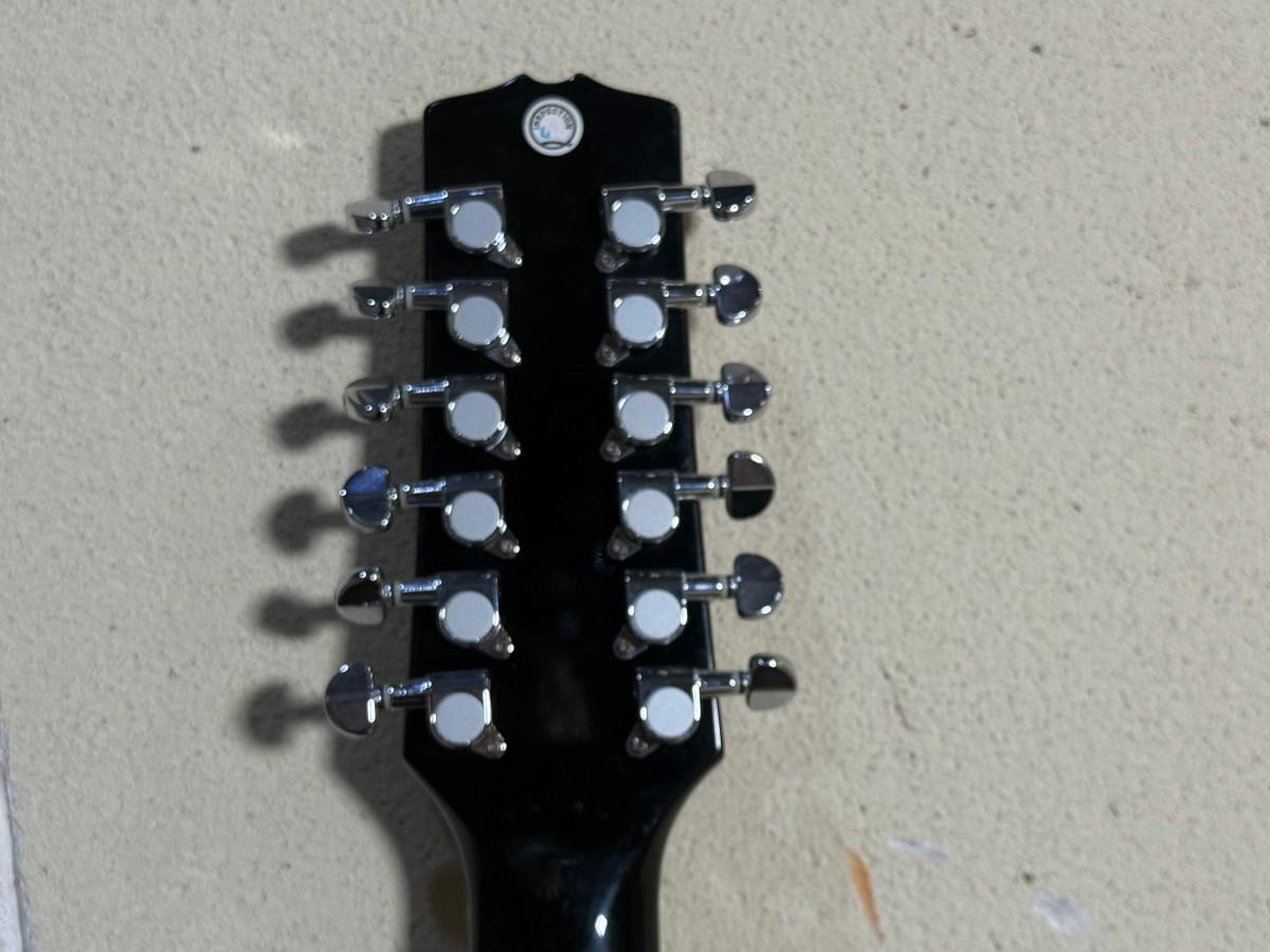 Morgan 12 W116 CE BK 12-strengers elektroakustisk gitar