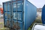 2011 - 20 fots container med containerramme