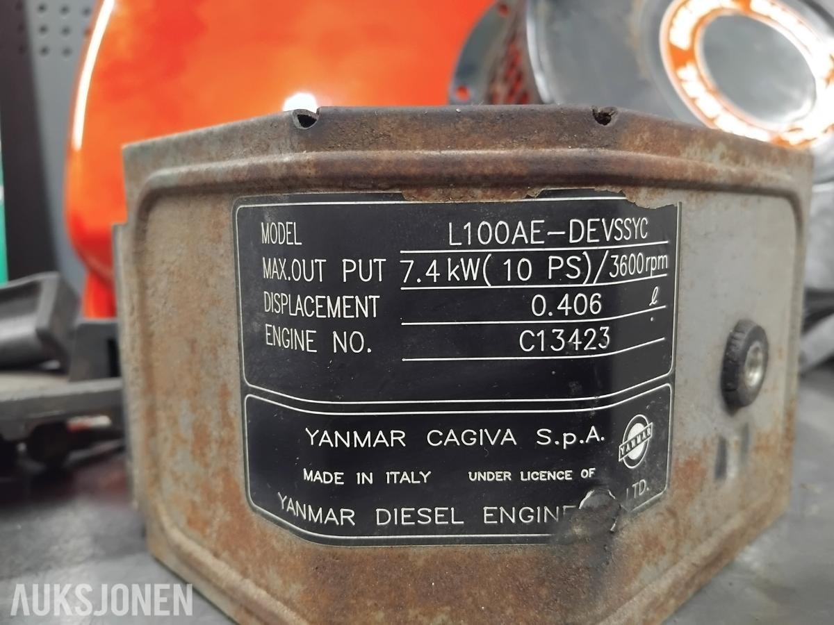 2000 YANMAR L100AE luftavkjølt dieselmotor