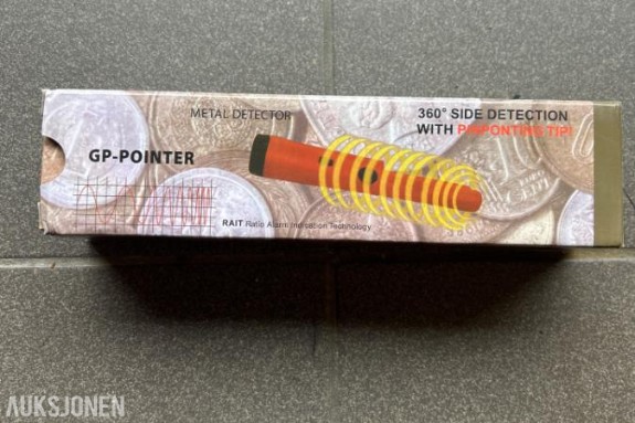 GP-Pointer Metal -Detector. Helt ny i eske