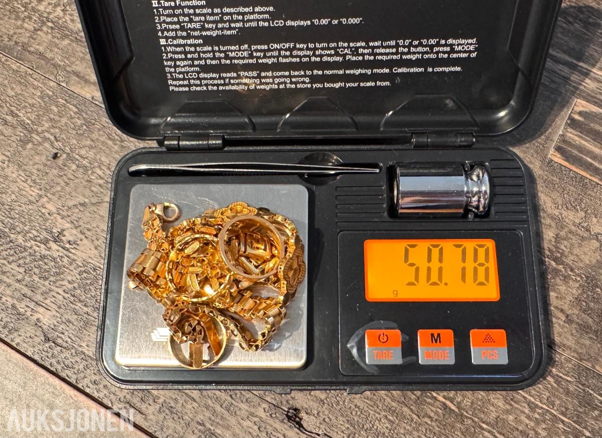 21 karat Armebånder og Ringer