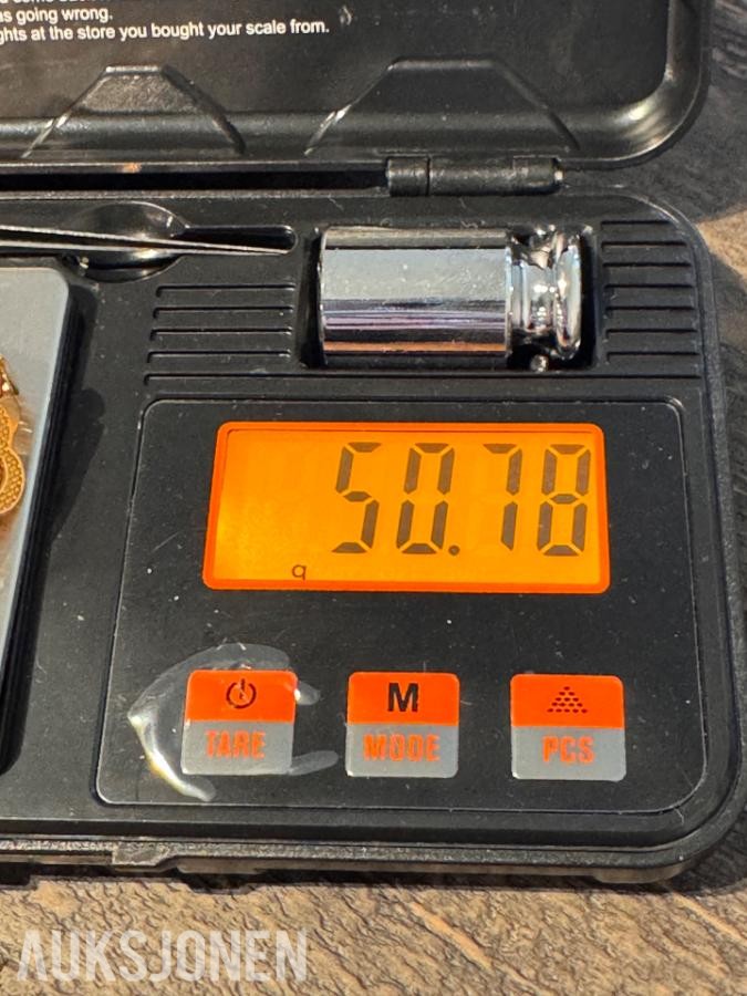 21 karat Armebånder og Ringer