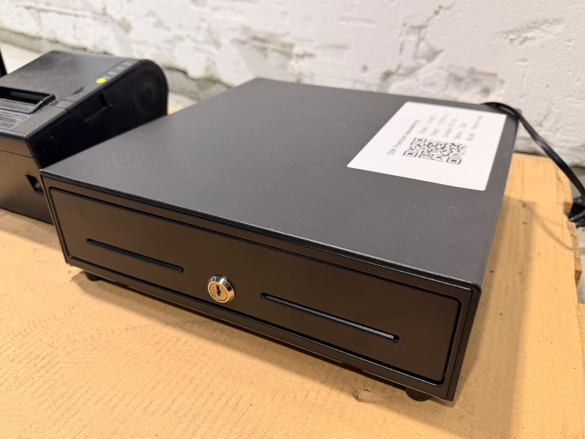 OKPOS K-9000 POS-system med kundedisplay, HPRT TP806 og kasseskuff