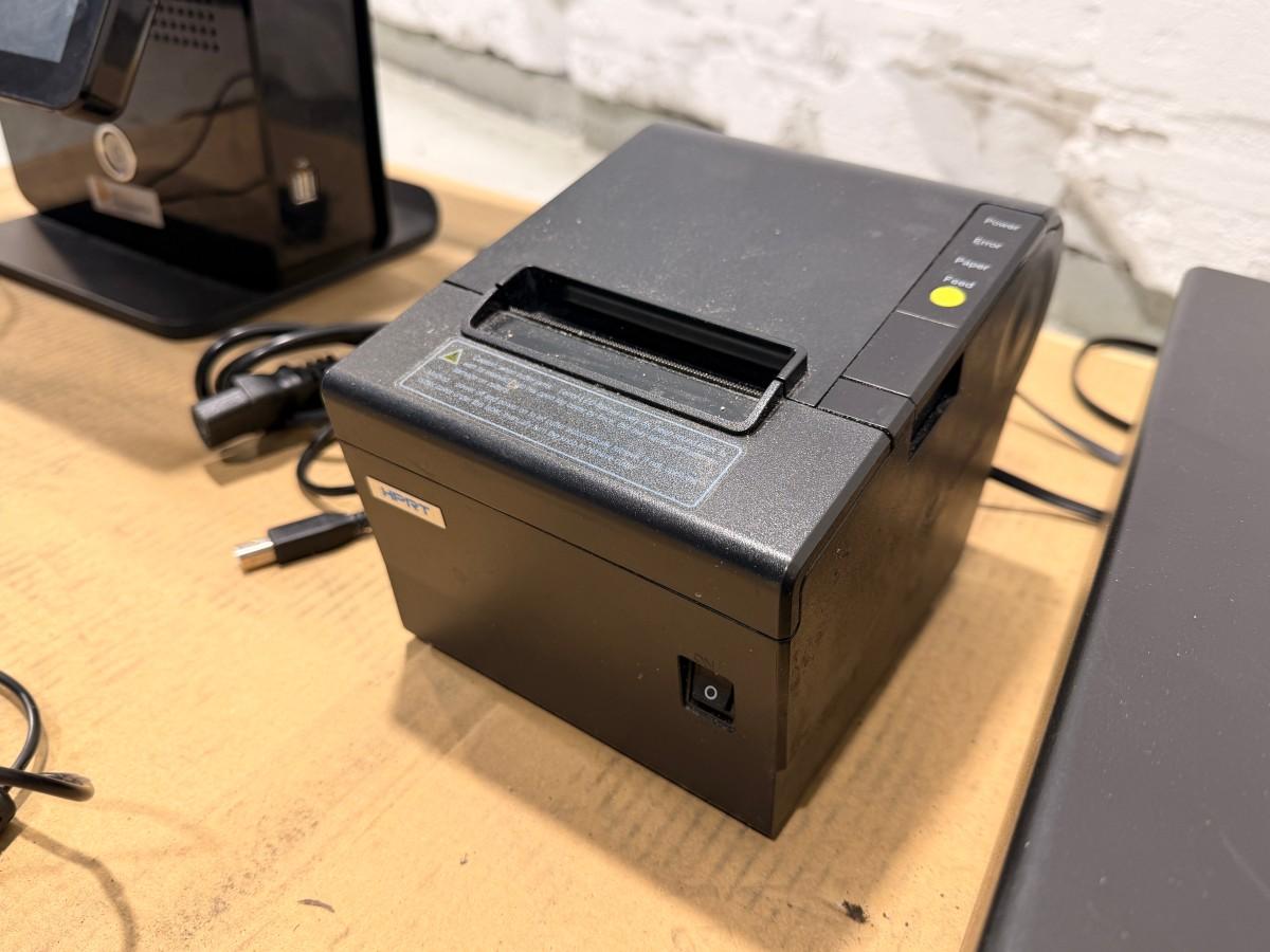OKPOS K-9000 POS-system med kundedisplay, HPRT TP806 og kasseskuff