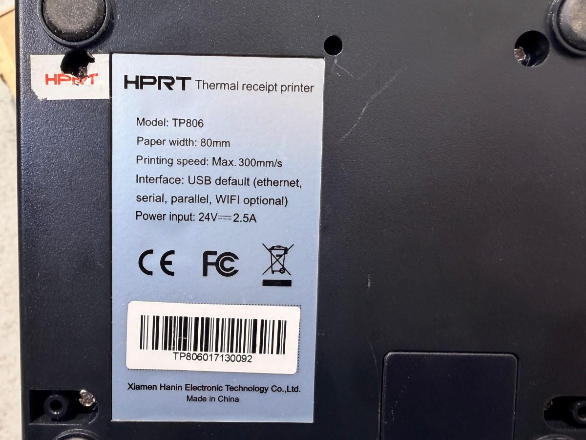 OKPOS K-9000 POS-system med kundedisplay, HPRT TP806 og kasseskuff