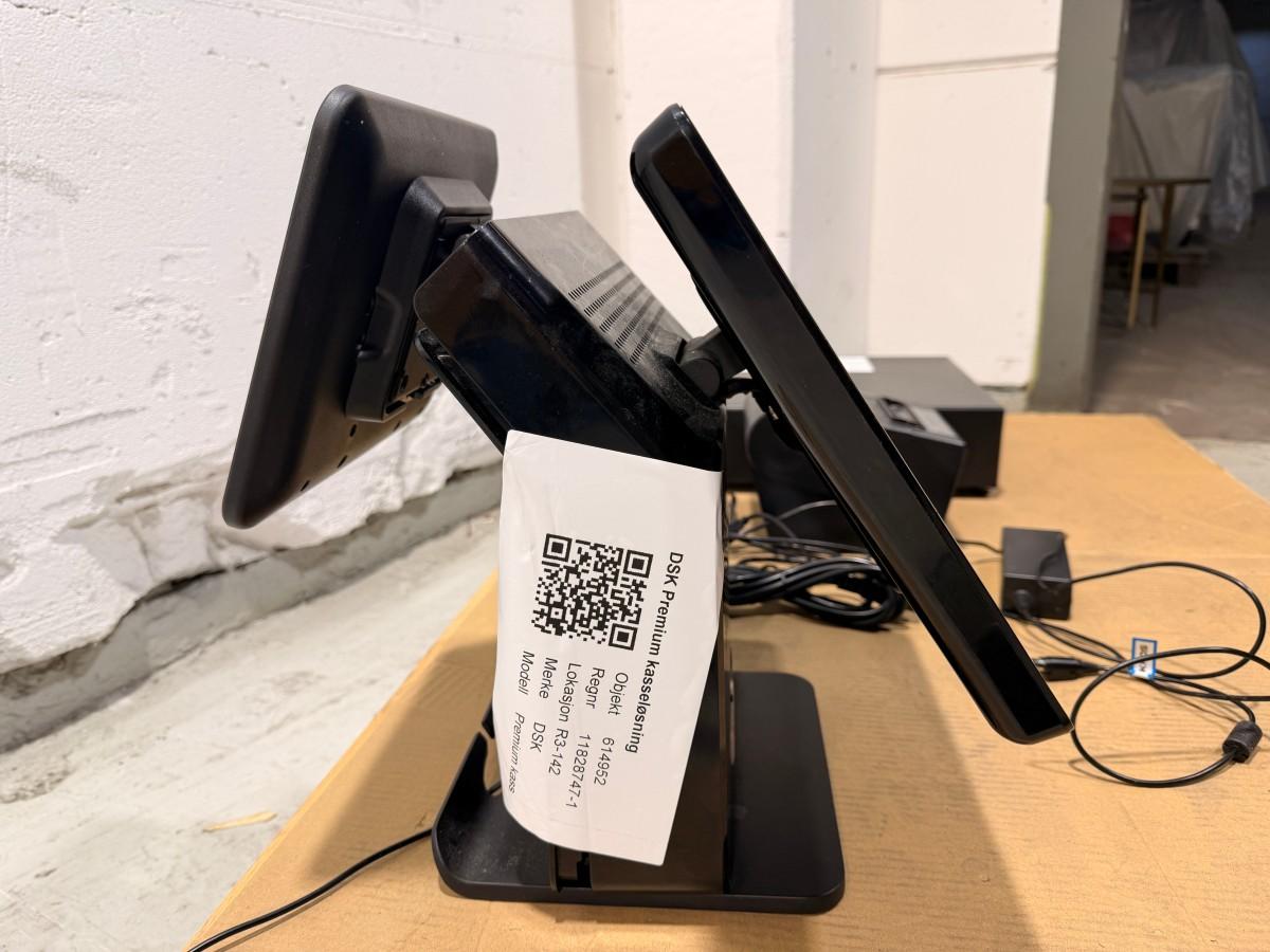 OKPOS K-9000 POS-system med kundedisplay, HPRT TP806 og kasseskuff