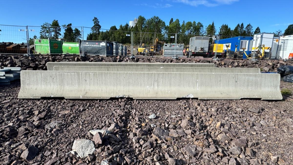 REBLOC 80X-/RB80 betongbarrierer – 4 STK PÅ 8 METER