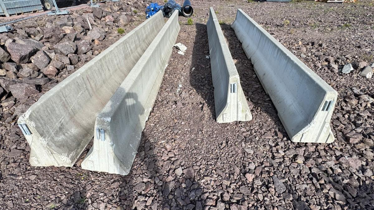 REBLOC 80X-/RB80 betongbarrierer – 4 STK PÅ 8 METER