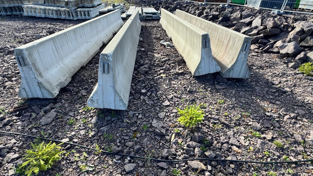 REBLOC 80X-/RB80 betongbarrierer – 4 STK PÅ 8 METER