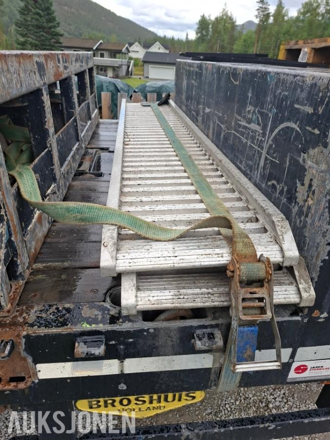 2014 Broshuis E2190/27 semi med 6,6 meter uttrekk
