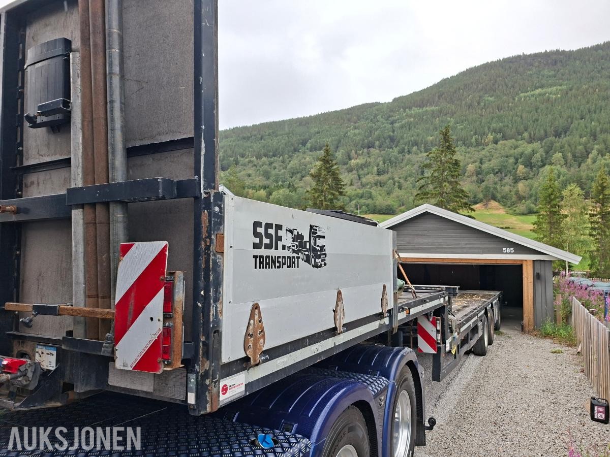 2014 Broshuis E2190/27 semi med 6,6 meter uttrekk