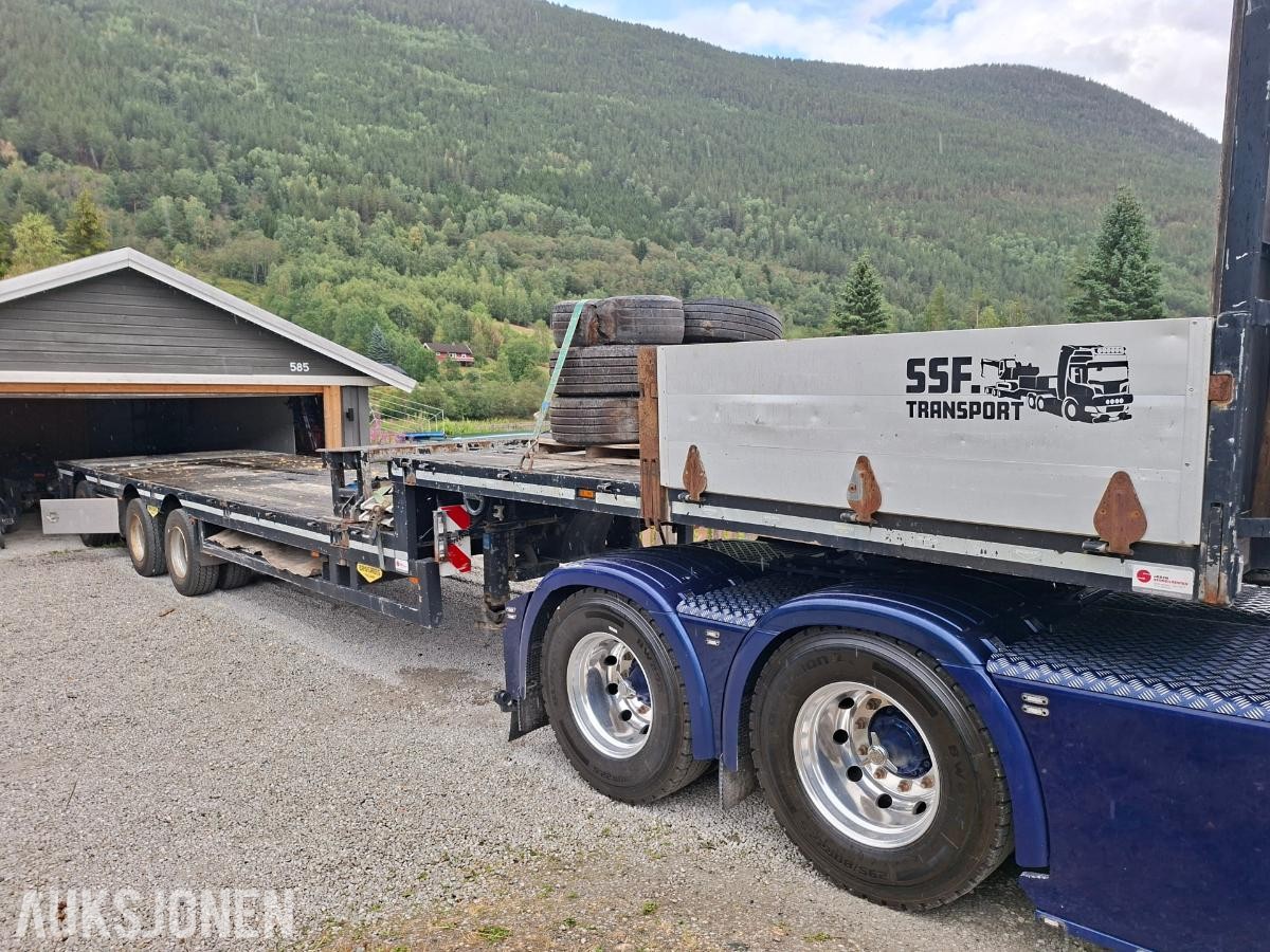 2014 Broshuis E2190/27 semi med 6,6 meter uttrekk
