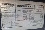 2014 Broshuis E2190/27 semi med 6,6 meter uttrekk
