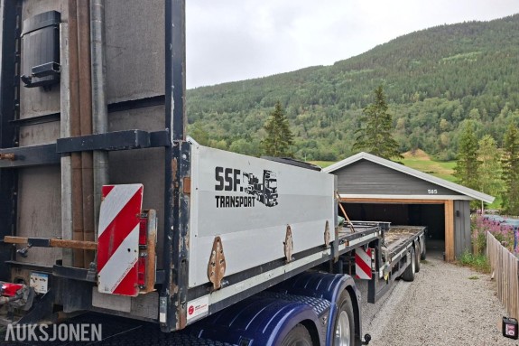 2014 Broshuis E2190/27 semi med 6,6 meter uttrekk