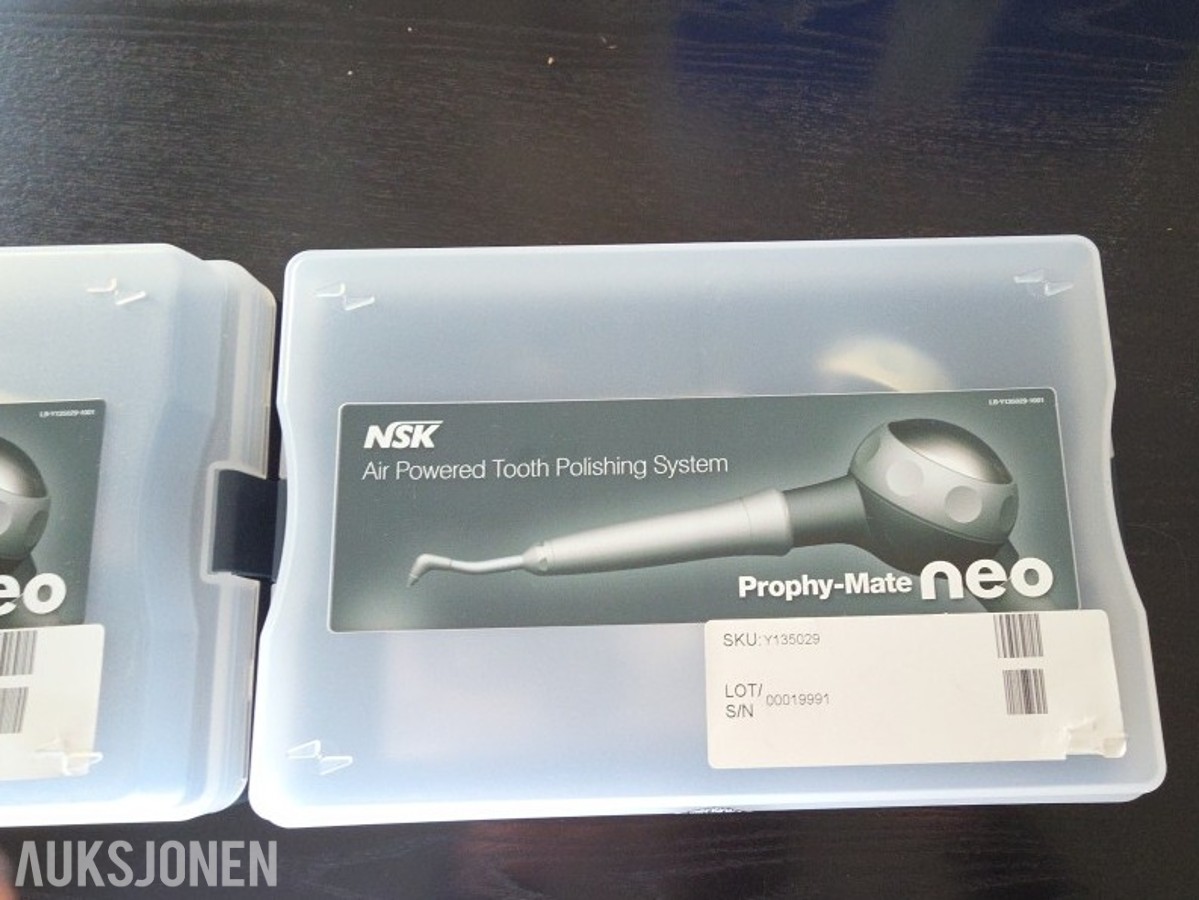 2 stk. NSK Prophy-Mate neo Y135029 luftdrevet tannpoleringssystem