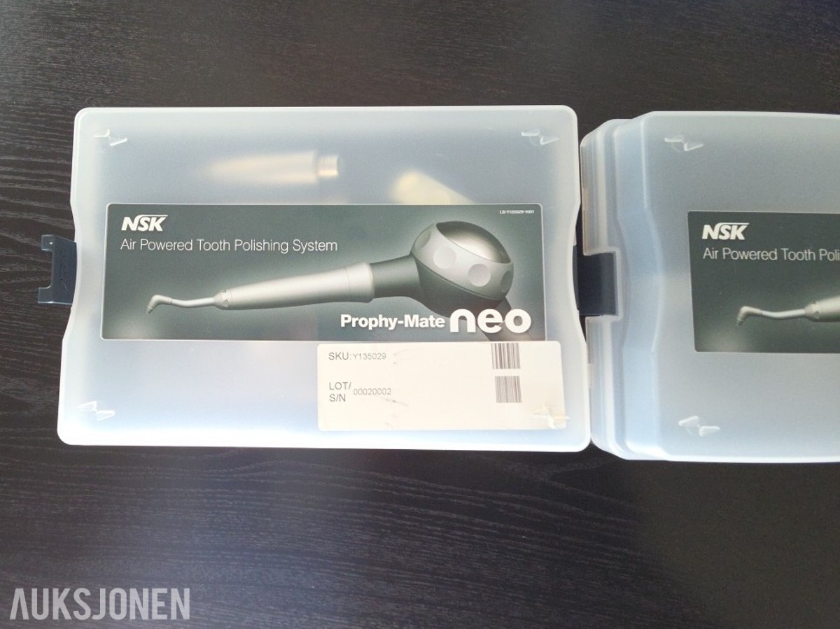 2 stk. NSK Prophy-Mate neo Y135029 luftdrevet tannpoleringssystem