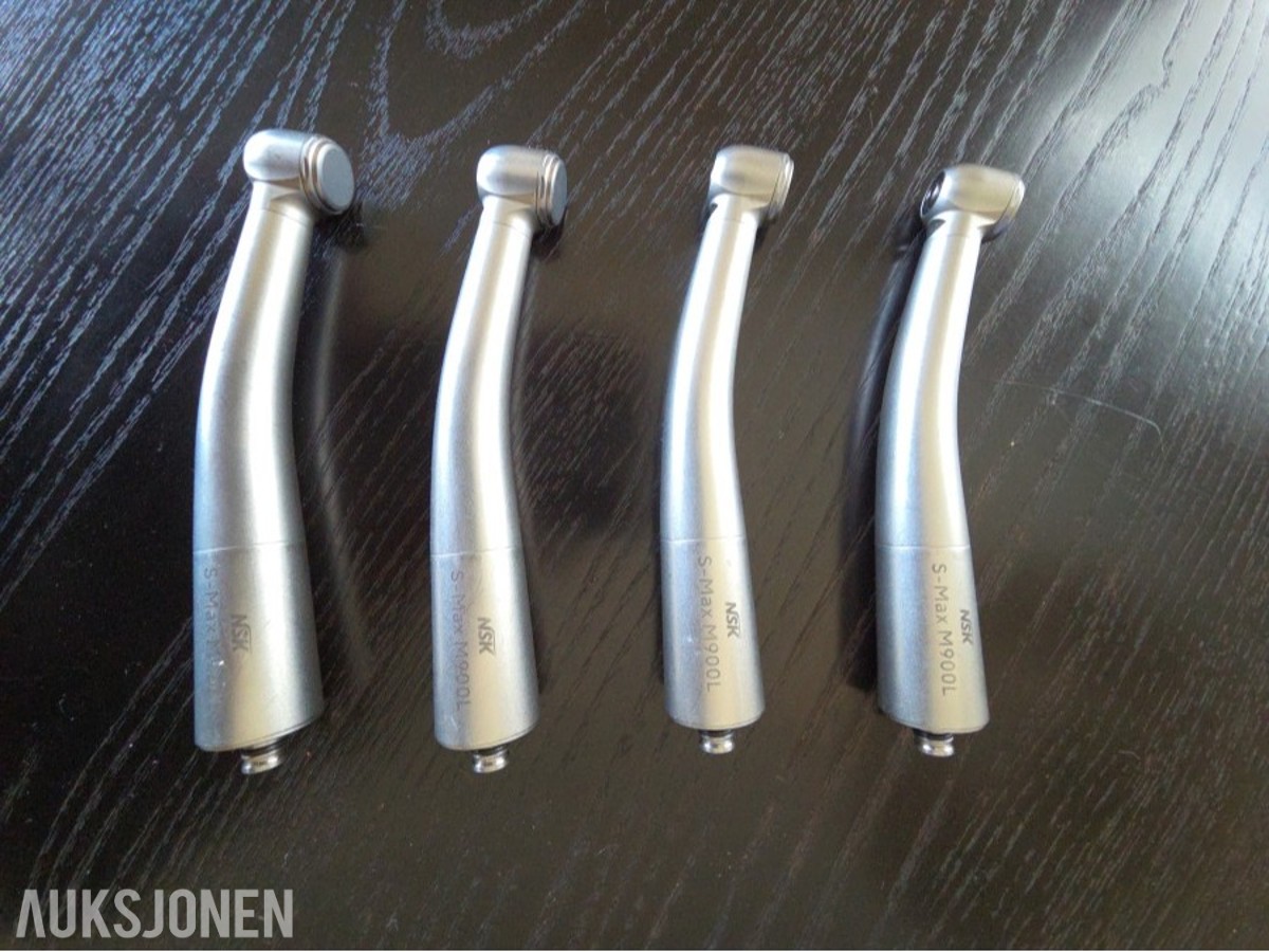 4 stk. NSK S-Max M900L dentalturbiner / håndstykker