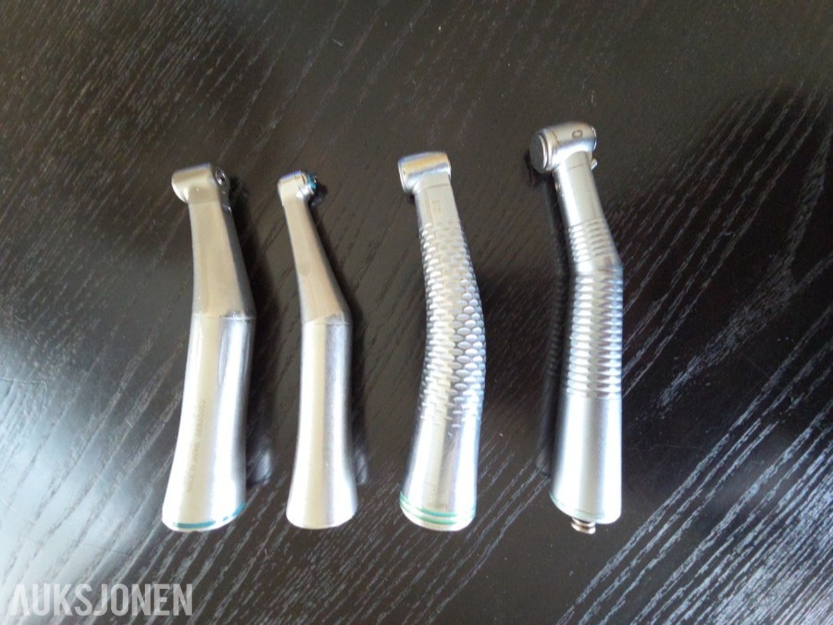 4 stk tannlege vinkelstykker – NSK og W&H