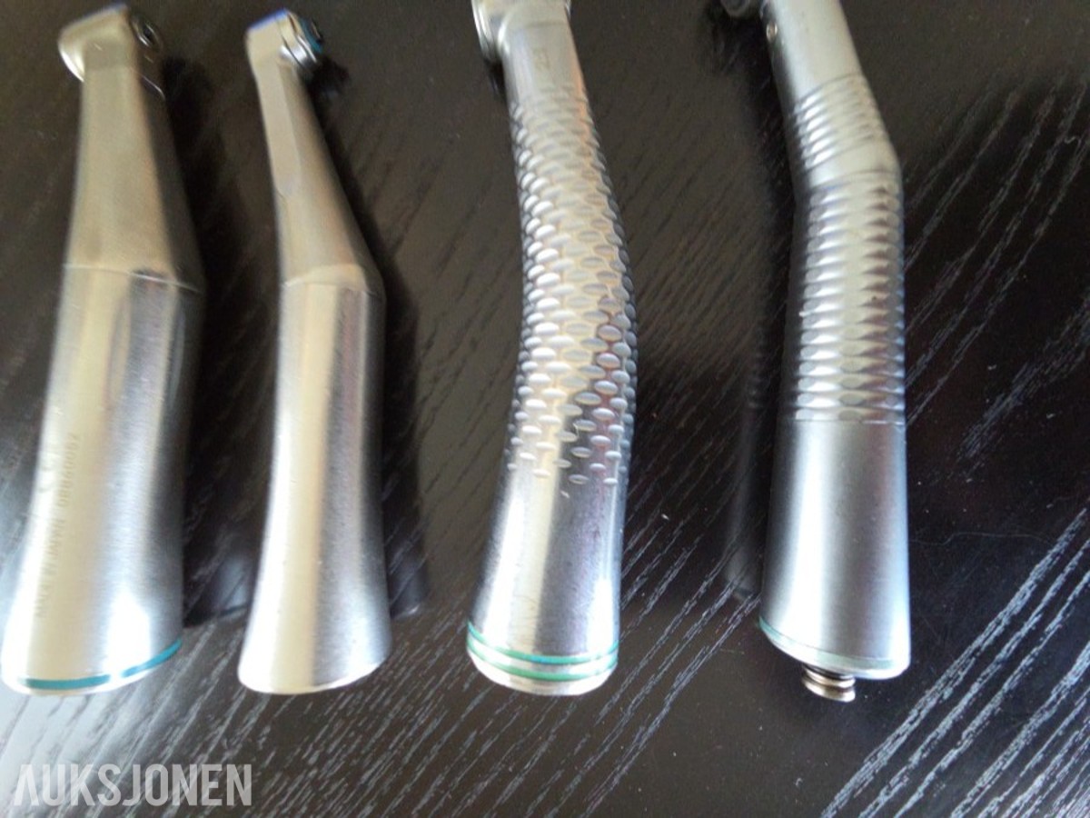 4 stk tannlege vinkelstykker – NSK og W&H