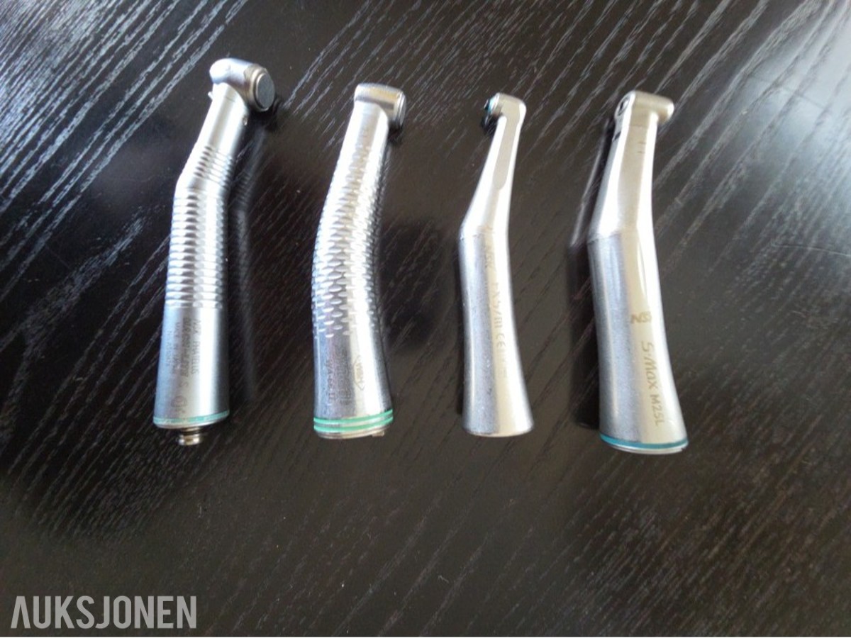 4 stk tannlege vinkelstykker – NSK og W&H