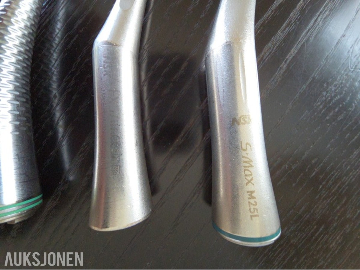 4 stk tannlege vinkelstykker – NSK og W&H