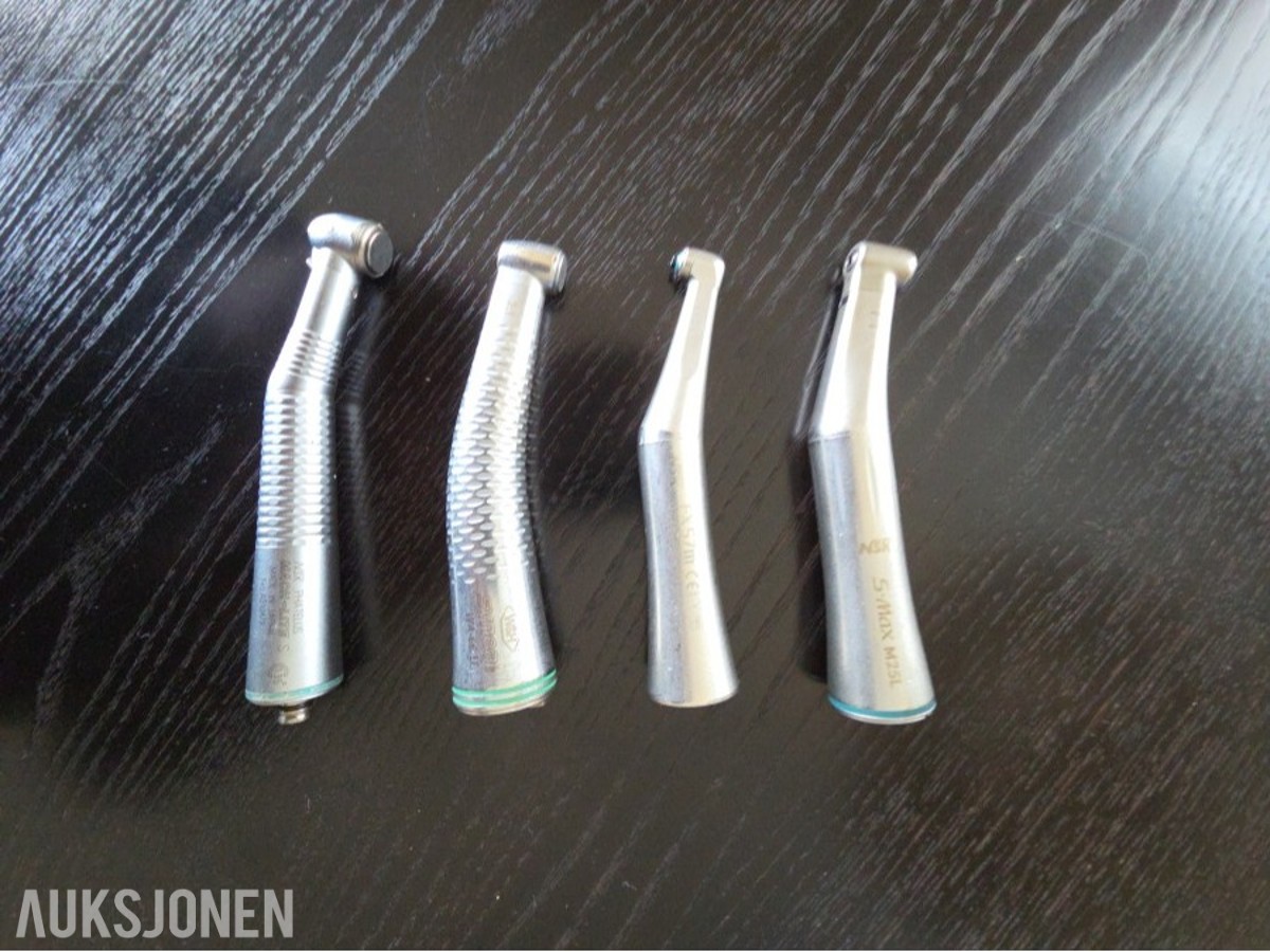 4 stk tannlege vinkelstykker – NSK og W&H