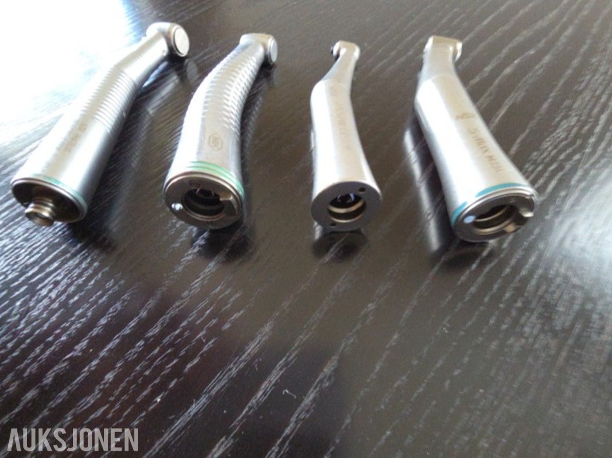 4 stk tannlege vinkelstykker – NSK og W&H