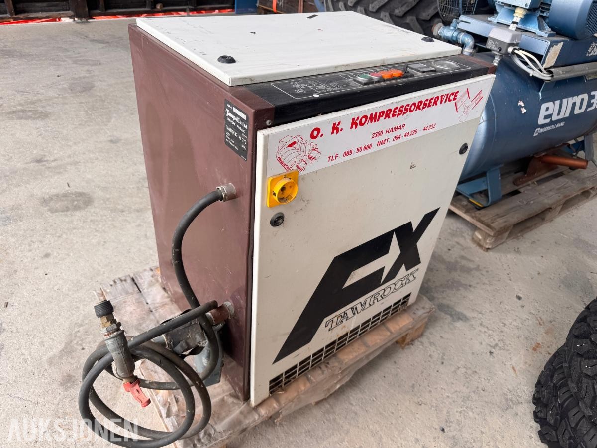 Tamrock 7,5 kW, 8 bar 220 Volt kompressor