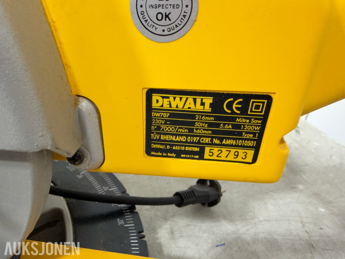Parti med elektriske verktøy – DeWalt, ELU, WORK og Black & Decker