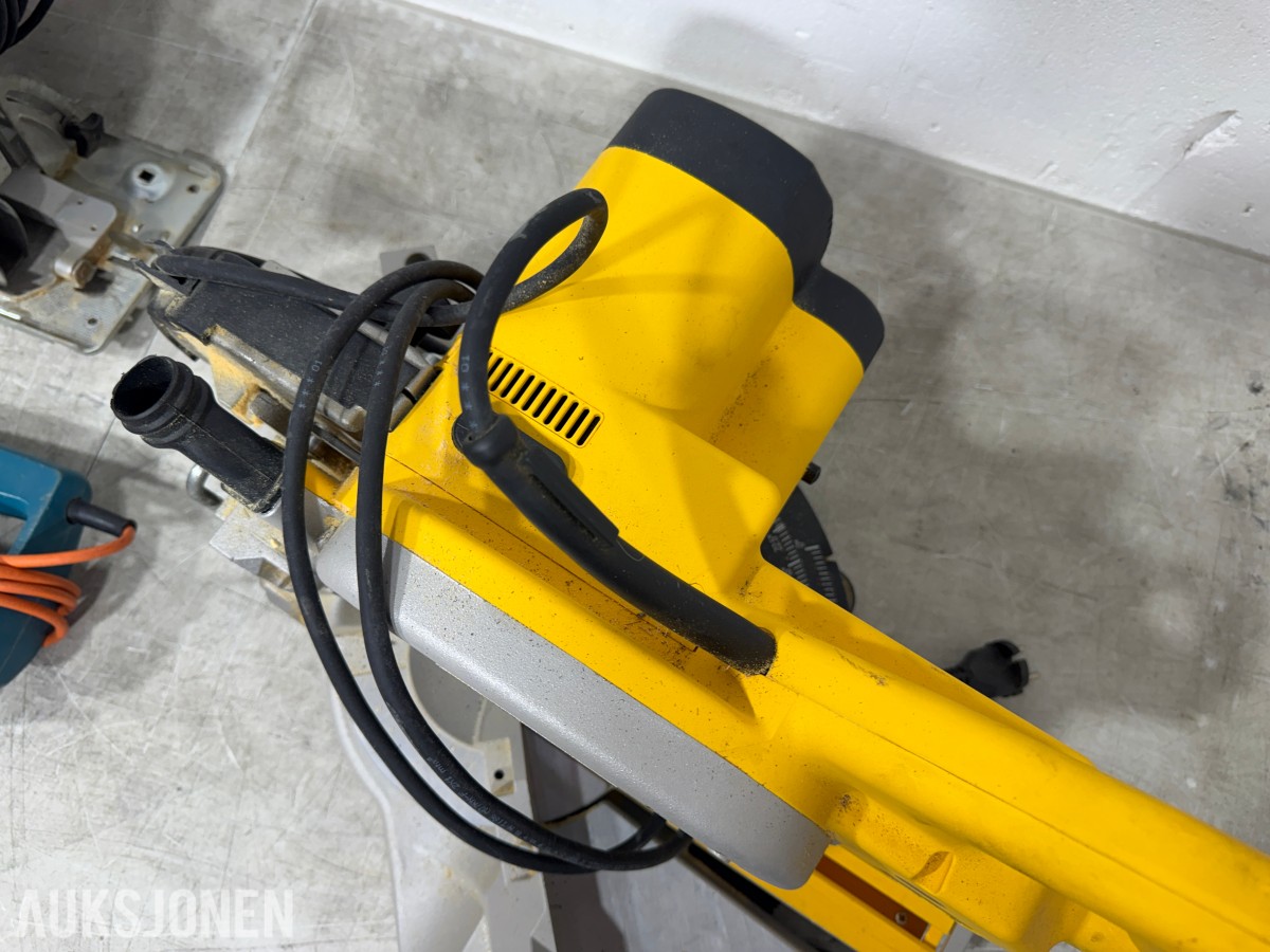 Parti med elektriske verktøy – DeWalt, ELU, WORK og Black & Decker