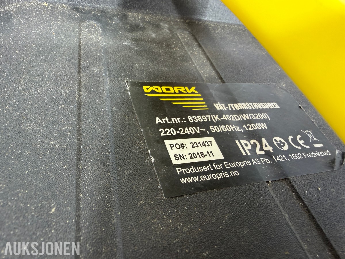 Parti med elektriske verktøy – DeWalt, ELU, WORK og Black & Decker