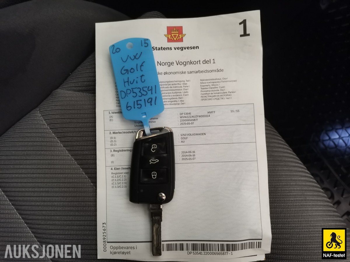 2015 Volkswagen GOLF 150 HK R-LINE AUT ACC VARMER TAKLUKE SPORTSUNDERSTELL