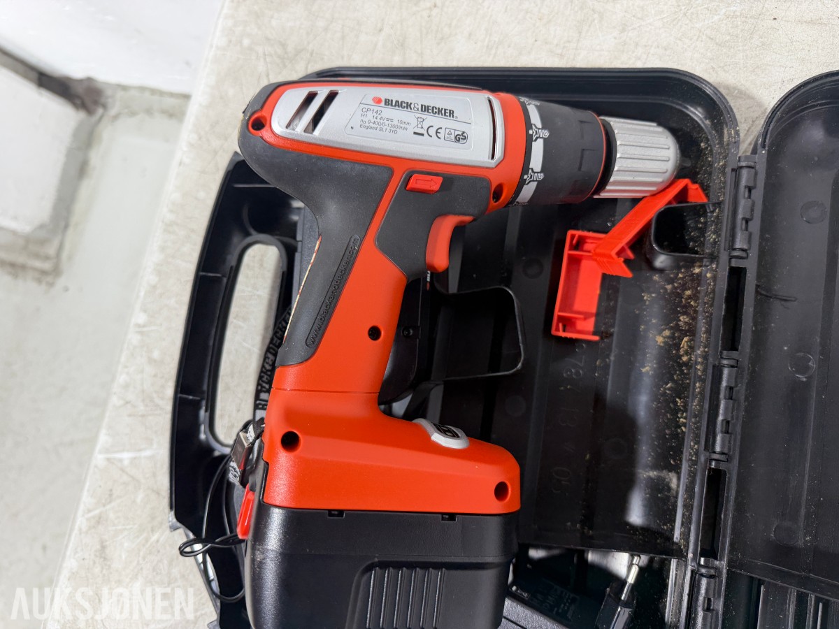 Parti med elektriske håndverktøy – Bosch, Black & Decker, FEIN, Hazet m.fl.