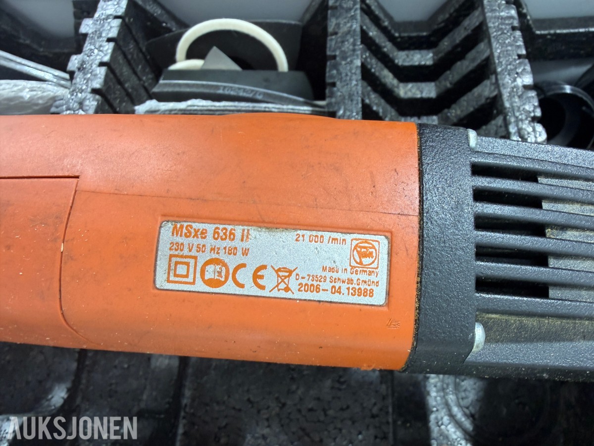 Parti med elektriske håndverktøy – Bosch, Black & Decker, FEIN, Hazet m.fl.